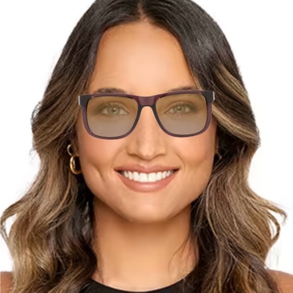 Ray-Ban JUSTIN Classic RB4165 6597/T5 54-16 Brown Clear Frame - Picture 12 of 16